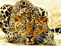 рендер леопард